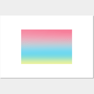 Genderflux Pride Flag Gradient Posters and Art